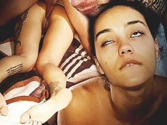 Amateur, Anal, Sucer une bite, Couple, Éjaculation interne, Fille latino