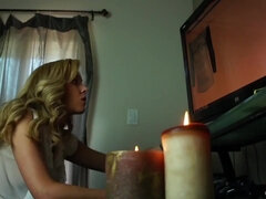 Vakker, Blond, Brunette, Hd, Lesbisk, Brystvorter, Fitte, Tattovering