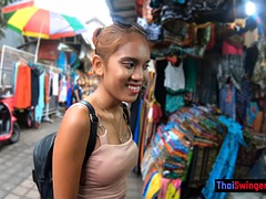 Enthousiasteling, Aziatisch, Grote lul, Pijpbeurt, Gezichtspunt, Openbaar, Swinger, Thais