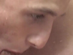 18, Anal, Bad, Stor kukk, Homofil, Tynn, Tenåring, Trekant