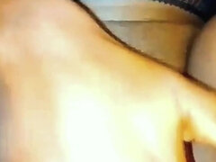 Teasing Pleasuring My Pussy Moaning Orgasms in Sexy Fishnet Lingerie