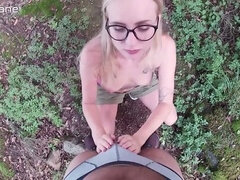 Anal, Avsugning, Creampie, Utomhus, Offentlig