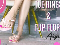 Lady Angela Toe Rings and Flip Flops - Silent Admiration