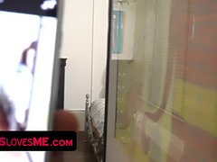 Спальня, Большая жопа, Семяизвержение, Сперма на лице, Лизание, Мастурбация, Трусики, Молоденькие