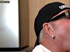 Glory hole blowjob difa sucks cock till cum in mouth ends