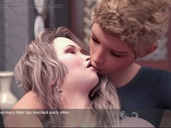 3d, 浴室, イギリス人, オマンコ