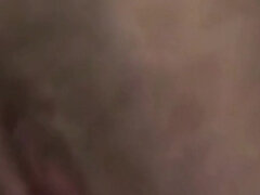 Rubbing Fucking My Fat Pussy with 12 Inch Didlo