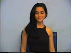 아시안, 미인, 가슴이 큰, 귀여운, 깊은목구멍, 젖꼭지, 오르가슴, 보지