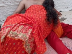 Hot Desi Stepmom QueenbeautyQB Fucks Stepson Rough in Room - Big Natural Tits Creampie