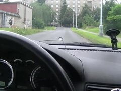 Auto, Sperma v puse, Dospělé, Milf žcbp, Přírodní prsa, Zrzavé, Stříkání, Kozičky