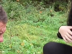 German Proll Doms Spitting Outdoor