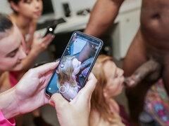 Amatör, Svart, Avsugning, Dildo, Mellanrasig, Party, Verklighet, Tonåring