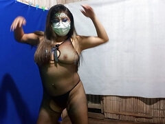 Amateur Casting!! Latina Prepares Her Best Poses for a Homemade Porn Casting but Has No Luck