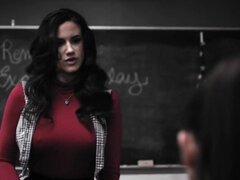 Anal porn in a classroom with plenty of taboo implications