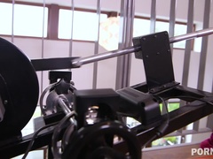 항문, 엉덩이, 사정 샷, 얼굴에, 갈라지는, 자연의 가슴, 면도된, 젖가슴