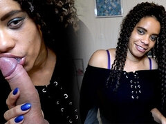 18 años, Amateur, Morena, Semen en la boca, Ébano, Alemán, Pov, Chupando