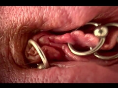 Amatéri, Žena, Masturbácia, Piercing, Pička, Sólo