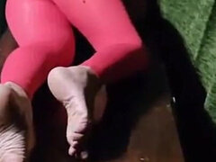 Amateur, Fétiche des pieds, Mature, Nylon, Portugaise