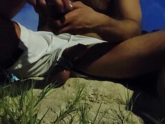 Masturbation, Mature, De plein air, Public