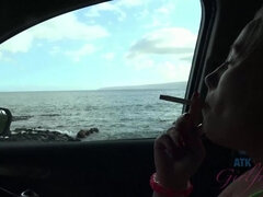 Amatør, Strand, Bikini, Fingring, Orgasme, Utendørs, Synsvinkel, Offentlig