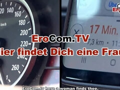 Avsugning, Brunett, Bil, Tysk, Slick, Pov, Tatuering, Tuttar