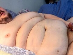 Knubbig, Sperma shot, Fet, Homosexuell, Onani