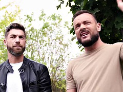 Anal, Stor kuk, Avsugning, Homosexuell, Handjobb, Onani, Muskel, Utomhus