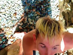 Amaterji, Plaža, Par, Gej, Dekle drka tiča