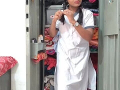 Mumbai Ashu sucks teacher's huge cock and gets pounded hard in kitchen - Indian teen roleplay