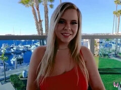 Percy Sires - Busty Teen Blonde Fucks Hard in Casting Audition - Big Natural Tits & Nice Ass