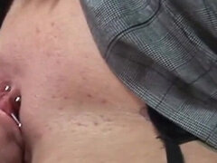 Sperma i munnen, Glasögon, Klackar, Milf, Sockor, Stockings, Uniform