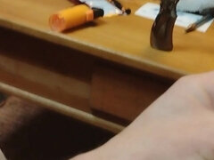 素人, デカチン, イく瞬間, 手コキする, オナニー, 一人