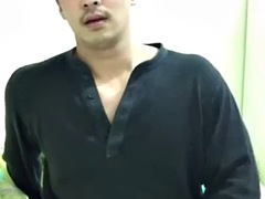 Asiatique, Grosse bite, Homosexuelle, Coréenne, Masturbation, Muscle, Webcam