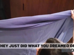 Peitos grandes, Noiva, Morena, Corno manso, Tchecoa, Vestido, Tatuagem, Esposa