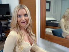 Stora tuttar, Blondin, Avsugning, Sperma i munnen, Sperma shot, Milf, Pov, Tuttar