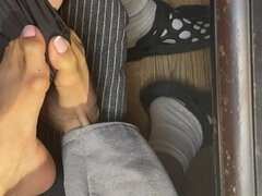 Pár, Fetiš nohou, Footjob, Homemade