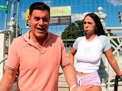 Stor rumpe, Stor kukk, Store pupper, Kukk suging, Brunette, Bakfra