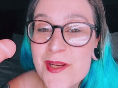 딜도, 여자, 유리들, 머리카락이 많은, 수음, 혼자