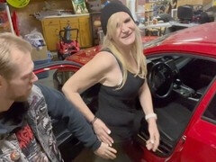 Naughty mature punk woman teases a young cock and makes it all about her