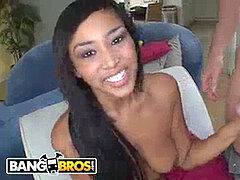 BANGBROS - Pretty ebony newbie Katt Dylan Gets Her great Ass Banged By Johnny Castle