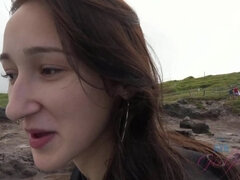 Amatorka, Palcówka, Dziewczyna, Obciąganie, Orgazm, Na wolnym powietrzu, Drobna, Punkt widzenia