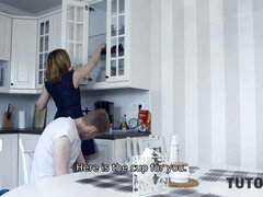 Alika Alba's naughty history lesson turns into a steamy affair with a mature teacher