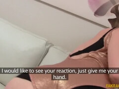 Leie, Blasen, Hundestellung, Aufs gesicht abspritzen, Handjob, Masturbation, Büro, Pov