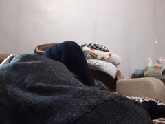 Quick Lesbian Sex on the Bed