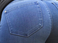 18, Rit, Velika rit, Lepe, Domaci pornič, Jeans, Zunaj, Majhen
