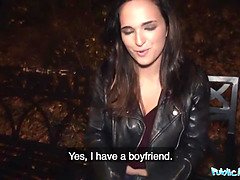 Spanish amateur banged hard in public by a stranger on fakehub