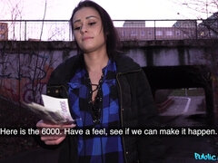 Amatør, Svart, Kukk suging, Naturlige bryster, Utendørs, Offentlig, Fitte, Pupper