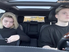 Amatööri, Kulissien takana, Blondi, Suihinotto, Auto, Ulkona, Julkinen, Teini