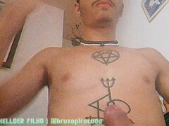 Brazilian guy enjoys some gay self-pleasure