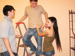 Leie, Grosser schwanz, Braunhaarige, Natürlichen titten, Zierlich, Dürr, Jungendliche (18+), Titten